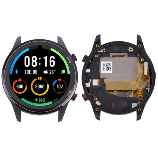 Original LCD Screen For Xiaomi Mi Watch / Watch Color Sport / Watch Revolve Active Digitizer Full Assembly with Frame, For Xiaomi Mi Watch / Watch Color Sport / Watch Revolve Active(Black)
