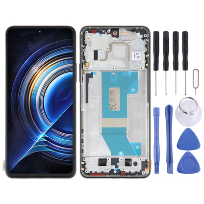 AMOLED Original LCD Screen For Xiaomi Redmi K50 / K50 Pro Digitizer Full Assembly with Frame