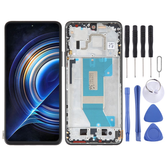AMOLED Original LCD Screen For Xiaomi Redmi K50 / K50 Pro Digitizer Full Assembly with Frame, For Xiaomi Redmi K50 / K50 Pro(Original)