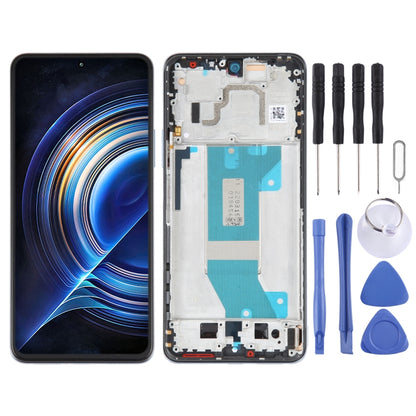 AMOLED Original LCD Screen For Xiaomi Redmi K50 / K50 Pro Digitizer Full Assembly with Frame