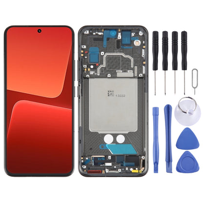 AMOLED Original LCD Screen For Xiaomi 13 Digitizer Full Assembly with Frame, For Xiaomi 13 (Original)