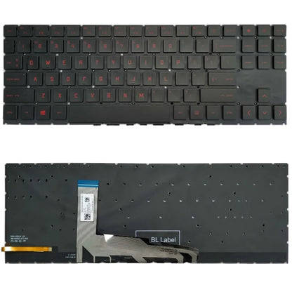 For HP Omen 15-EK 15-EK0019NR 15-EN 15-EN0013DX TPN-Q236 Laptop Keyboard, For HP Omen 15-EK(White), For HP Omen 15-EK (Red)
