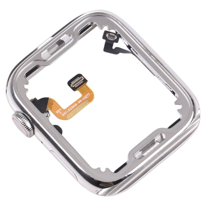 For Apple Watch Series 6 44mm Stainless Steel Middle Frame Bezel Plate with Loudspeaker / Power / Rotating Shaft Flex Cable, Series 6 44mm