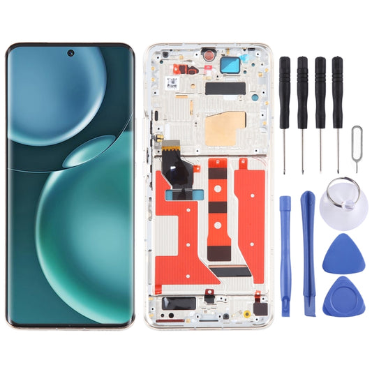 Original LCD Screen For Honor Magic4 Digitizer Full Assembly with Frame, For Honor Magic4 (Original)