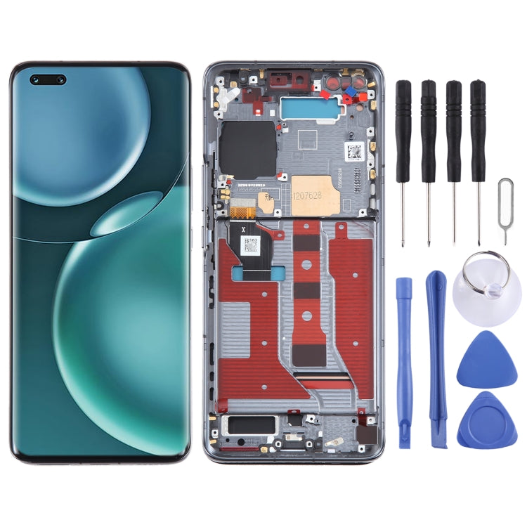 For Honor Magic4 Pro Original LCD Screen Digitizer Full Assembly with Frame, Not Supporting Fingerprint Identification