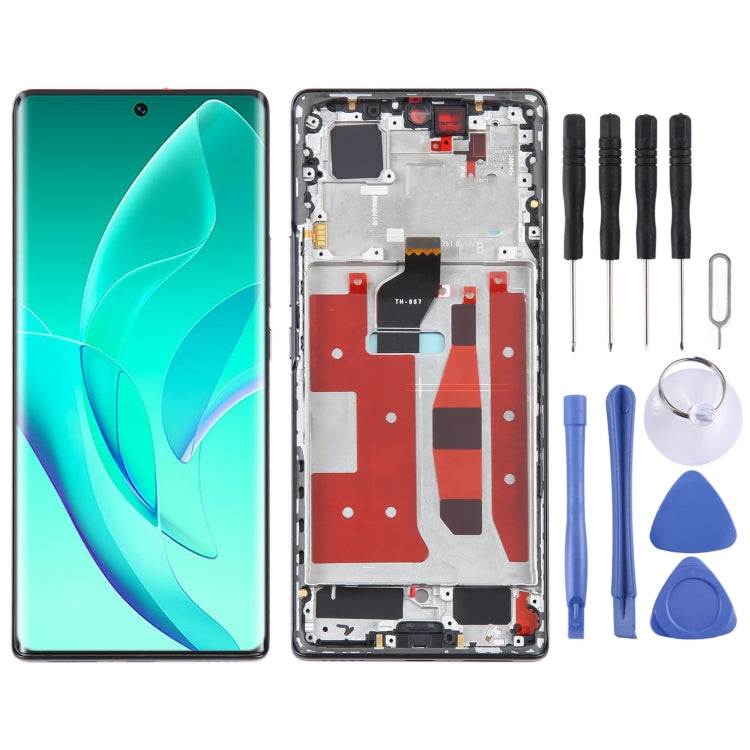 Original LCD Screen For Honor 60 Digitizer Full Assembly with Frame, For Honor 60 (Original)