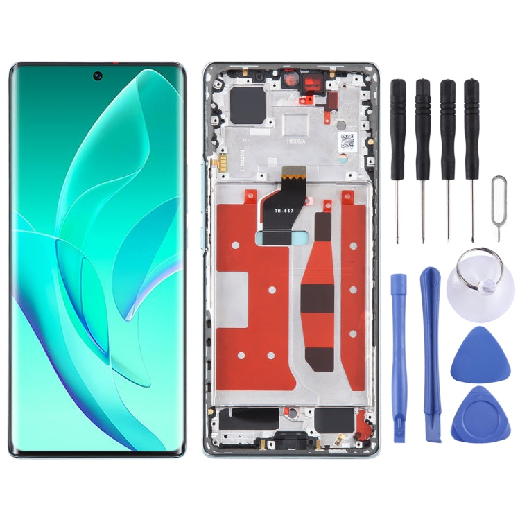 Original LCD Screen For Honor 60 Digitizer Full Assembly with Frame, For Honor 60 (Original)