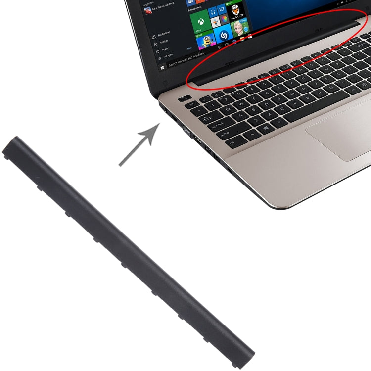 Metal Shaft Cover for Asus A555L A555 K555 X555 Y583L F554  W509 VW510 W519, For Asus A555L (Metal)