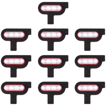 For vivo X90 Pro+ 10pcs Flashlight Covers, For vivo X90 Pro+ (Black), For vivo X90 Pro+