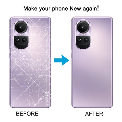 For OPPO Reno10 Pro Global Original Battery Back Cover with Camera Lens Cover, For OPPO Reno10 Pro Global (Original)