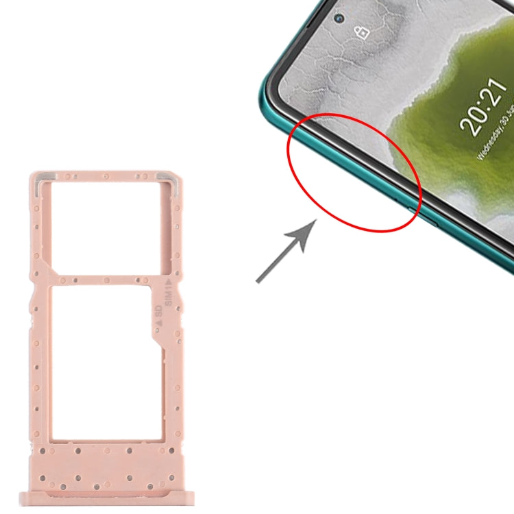 For Nokia X10 Original SIM + SIM / Micro SD Card Tray