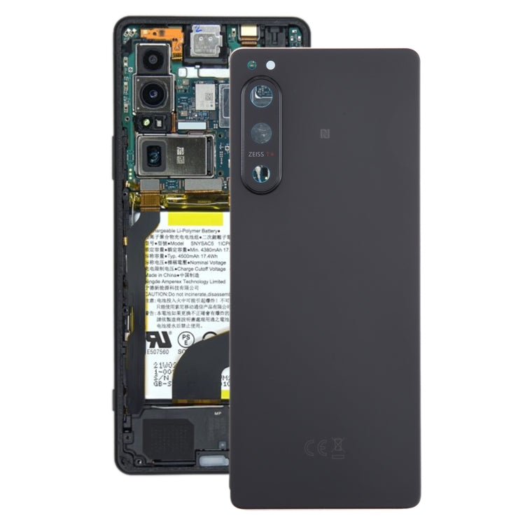 For Sony Xperia 5 IV Original Battery Back Cover with Camera Lens Cover, For Sony Xperia 5 IV