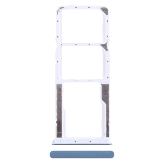 For Xiaomi Poco M4 Pro SIM Card Tray + SIM Card Tray + Micro SD Card Tray, For Xiaomi Poco M4 Pro(Baby Blue), For Xiaomi Poco M4 Pro