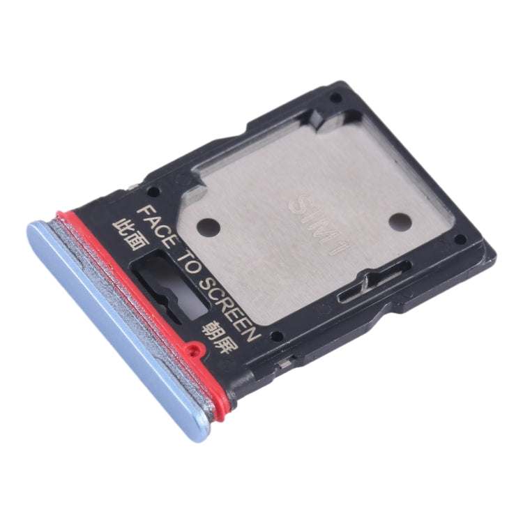 For Xiaomi Redmi Note 11T Pro SIM Card Tray + SIM Card Tray / Micro SD Card Tray