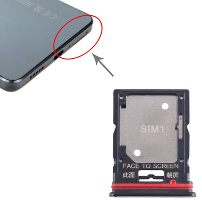 For Xiaomi Redmi K50i SIM Card Tray + SIM Card Tray / Micro SD Card Tray, For Xiaomi Redmi K50i