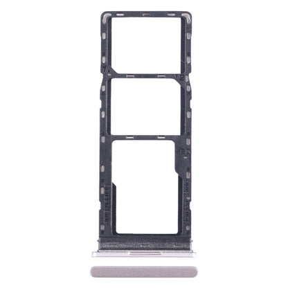 For Tecno Pop 7 Pro BF7 SIM Card Tray + SIM Card Tray + Micro SD Card Tray