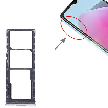 For Tecno Pop 7 Pro BF7 SIM Card Tray + SIM Card Tray + Micro SD Card Tray