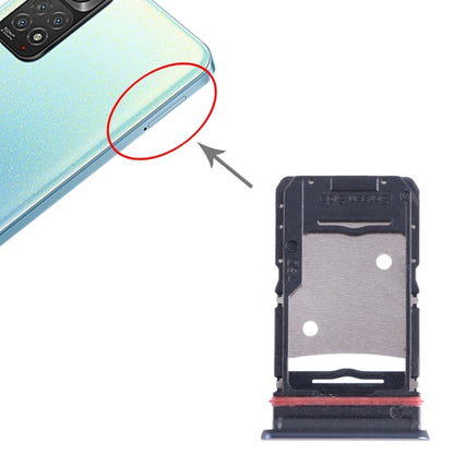 For Infinix Note 11 Pro X697 SIM Card Tray + SIM Card Tray + Micro SD Card Tray, For Infinix Note 11 Pro