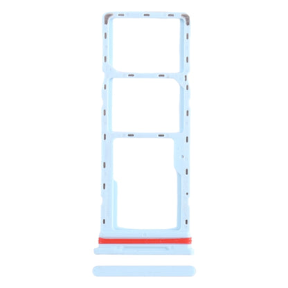 For Infinix Smart 6 HD X6512 SIM Card Tray + SIM Card Tray + Micro SD Card Tray, For Infinix Smart 6 HD(Baby Blue)