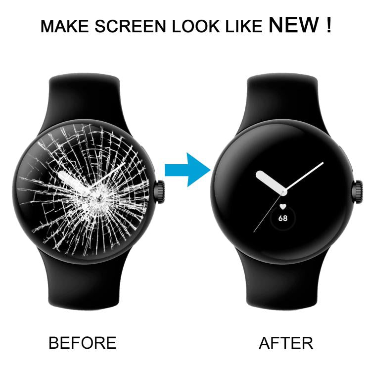 AMOLED LCD Screen With Digitizer Full Assembly For Google Pixel Watch 2 2023 G4TSL, GC3G8, GD2WG 41mm, For Google Pixel Watch 2 2023 41mm
