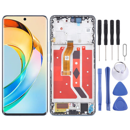 For Honor X9b Original LCD Screen Digitizer Full Assembly with Frame