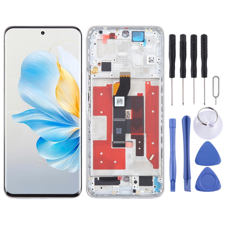 For Honor 100 Original LCD Screen Digitizer Full Assembly with Frame, For Honor 100 (Original)