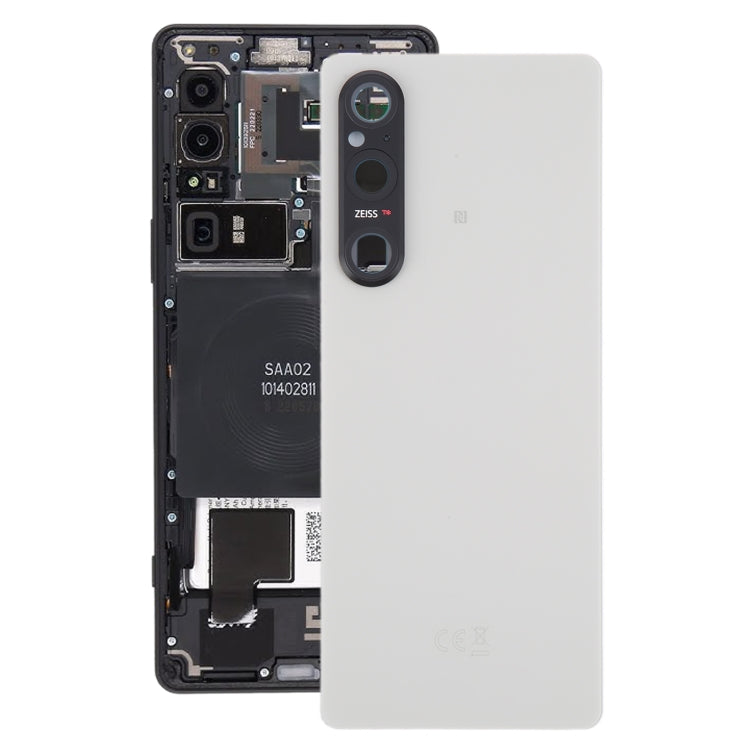 For Sony Xperia 1 V Original Battery Back Cover with Camera Lens Cover, For Sony Xperia 1 V(with Camera Lens), For Sony Xperia 1 V(with Camera Lens Frame)