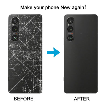 For Sony Xperia 1 V Original Battery Back Cover with Camera Lens Cover, For Sony Xperia 1 V(with Camera Lens Frame), For Sony Xperia 1 V(with Camera Lens)