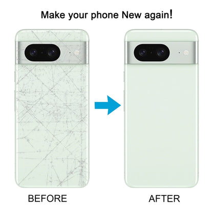 For Google Pixel 8A Battery Back Cover with Camera Lens Cover, For Google Pixel 8A (Green), For Google Pixel 8A (Blue)