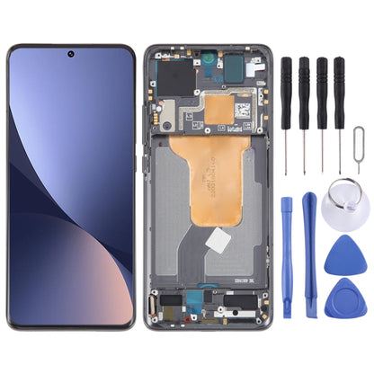 For Xiaomi 12 Original AMOLED Material LCD Screen Digitizer Full Assembly with Frame, For Xiaomi 12(Original)