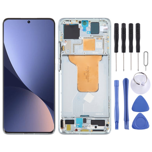 For Xiaomi 12 Original AMOLED Material LCD Screen Digitizer Full Assembly with Frame, For Xiaomi 12(Original)
