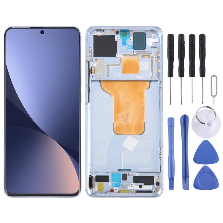 For Xiaomi 12 Original AMOLED Material LCD Screen Digitizer Full Assembly with Frame, For Xiaomi 12(Original)