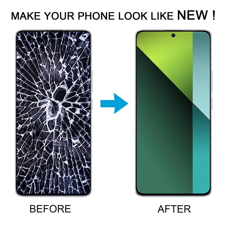 For Xiaomi Redmi Note 13 Pro 5G Original AMOLED Material LCD Screen Digitizer Full Assembly with Frame