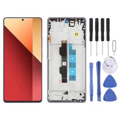 For Xiaomi Redmi Note 13 Pro 4G Original AMOLED Material LCD Screen Digitizer Full Assembly with Frame, For Xiaomi Redmi Note 13 Pro 4G(Original)