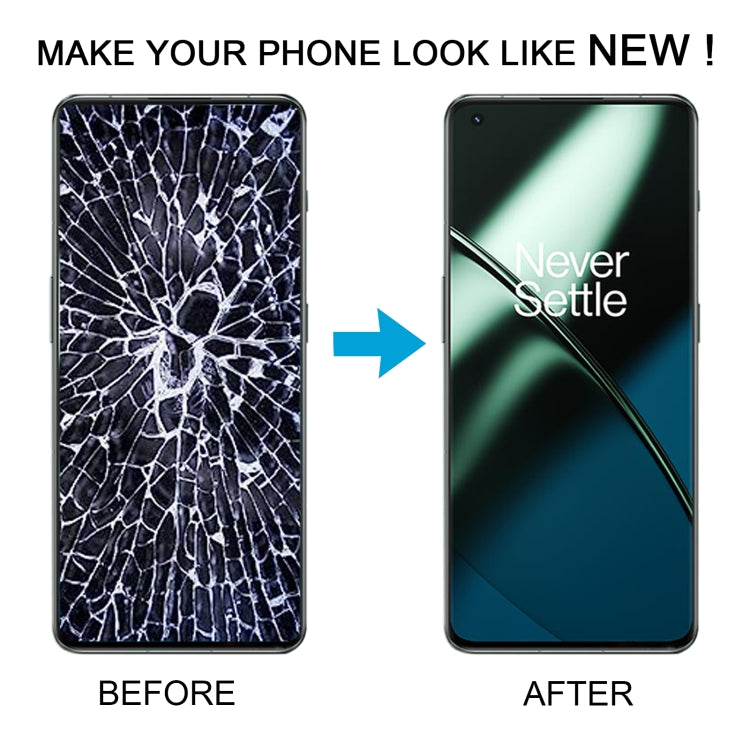 For OnePlus 11 PHB110 CPH2449 CPH2447 Original AMOLED LCD Screen Digitizer Full Assembly with Frame, For OnePlus 11(Original), For OnePlus 11(Green)
