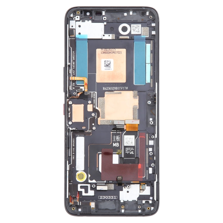 For Asus ROG Phone 7 / 7 Ultimate AMOLED Original LCD Screen Digitizer Full Assembly with Frame