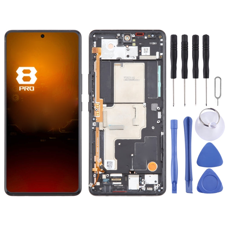 For Asus ROG Phone 8 Pro 5G AI2401 AMOLED Original LCD Screen Digitizer Full Assembly with Frame, For Asus ROG Phone 8 Pro 5G(Original)
