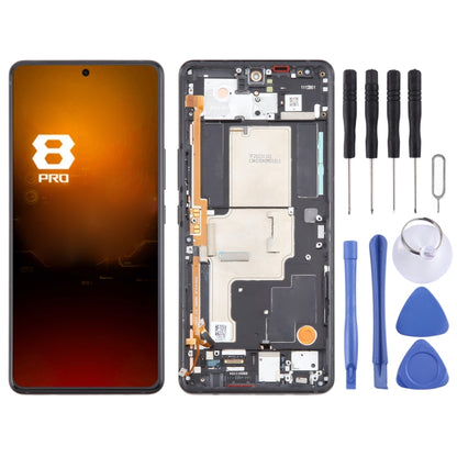 For Asus ROG Phone 8 Pro 5G AI2401 AMOLED Original LCD Screen Digitizer Full Assembly with Frame, For Asus ROG Phone 8 Pro 5G(Original)