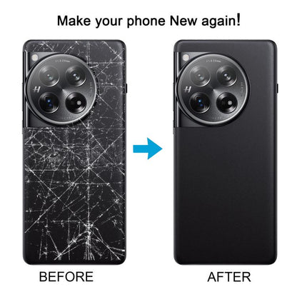 For OnePlus 12 PJD110 CPH2573 CPH2581 Original Glass Battery Back Cover with Camera Lens, For OnePlus 12(Original with Camera Lens)