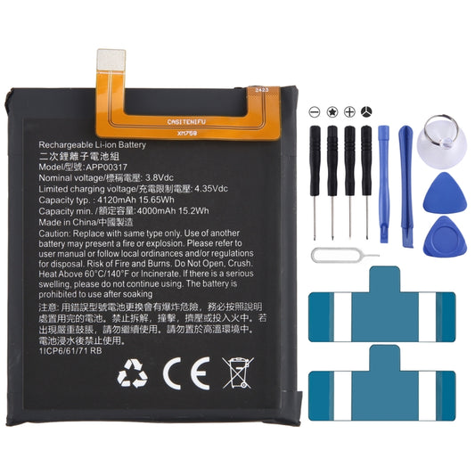 4000mAh APP00317 Battery Replacement For CAT S62 Pro, For CAT S62 Pro