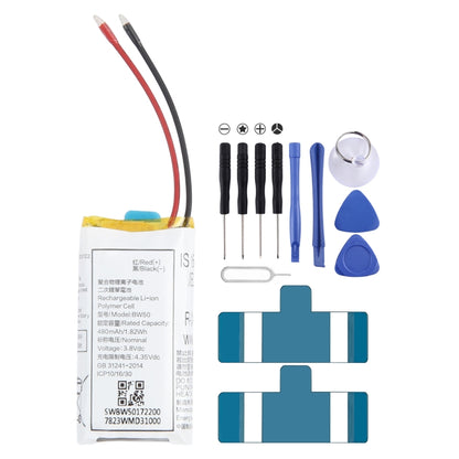 480mAh BW50 Bluetooth Earphone Charging Box Battery Replacement For Xiaomi 3 Pro, For Xiaomi 3 Pro