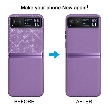 For Motorola Razr 40 Original Upper Part Battery Back Cover, For Motorola Razr 40(Original Upper Part)