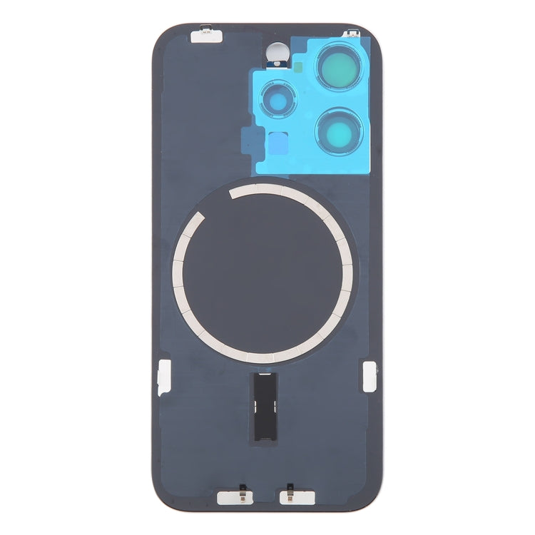 For iPhone 16 Pro Original Glass Battery Back Cover with Camera Lens Cover + MagSafe Magnet
