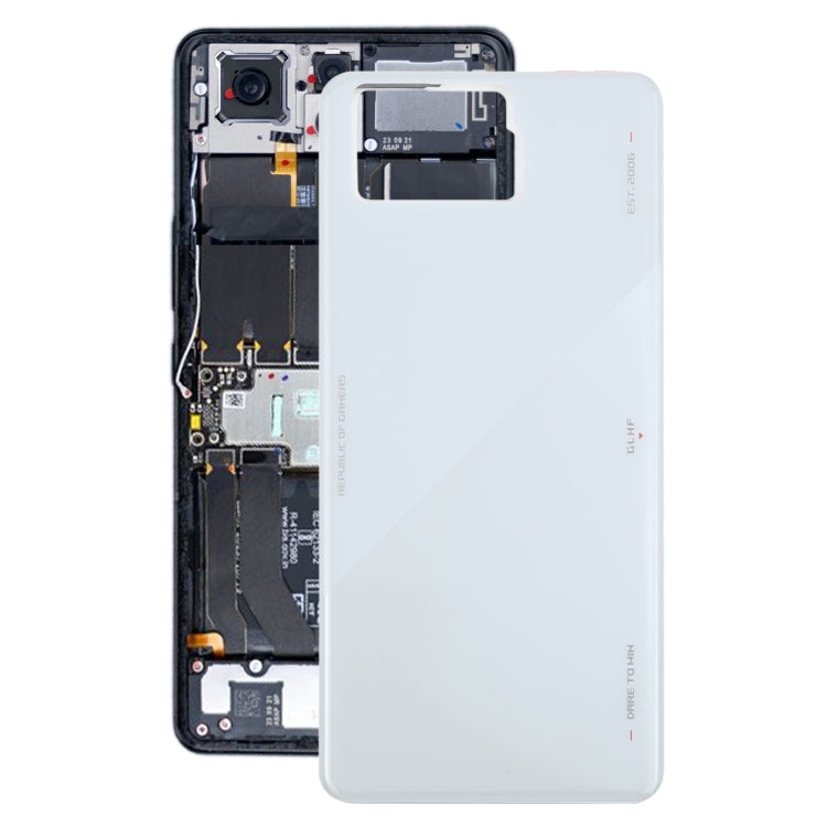 For Asus ROG Phone 8 Pro AI2401 AI2401_A Original Glass Battery Back Cover, For Asus ROG Phone 8 Pro Global (Original)