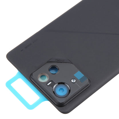 For Asus ROG Phone 8 Pro AI2401 AI2401_A Global Original Glass Battery Back Cover with Camera Frame