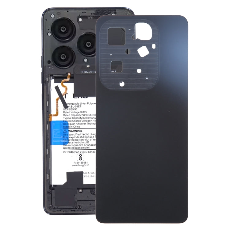For Infinix Hot 40 Pro X6837 Original Battery Back Cover, For Infinix Hot 40 Pro  (Original), For Infinix Hot 40 Pro (Original)