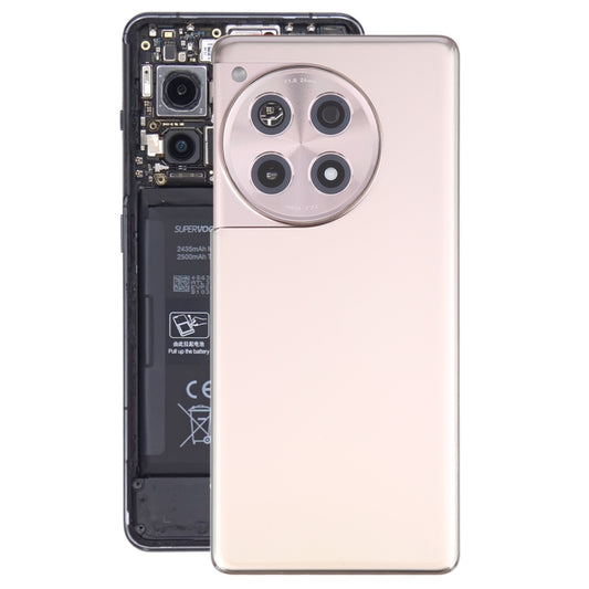 For OnePlus 12R Battery Back Cover with Camera Lens Cover, For OnePlus 12R(with Camera Lens Cover)