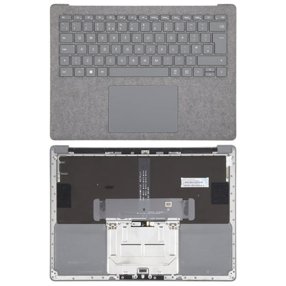 For Microsoft Surface Laptop 3 / 4 / 5 13.5 inch UK Keyboard with C Shell / Touch Board, For Microsoft Surface Laptop 3 / 4 / 5 13.5 inch(UK,Grey)