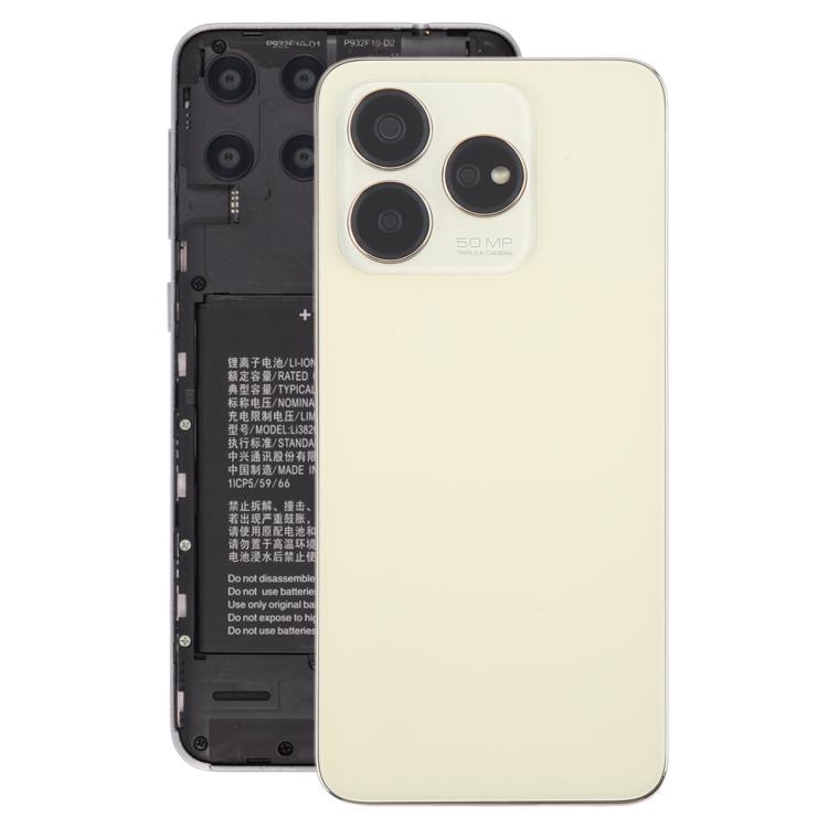 For ZTE Axon 60 / V60 Z2356 Glass Battery Back Cover with Middle Frame / Camera Lens Cover