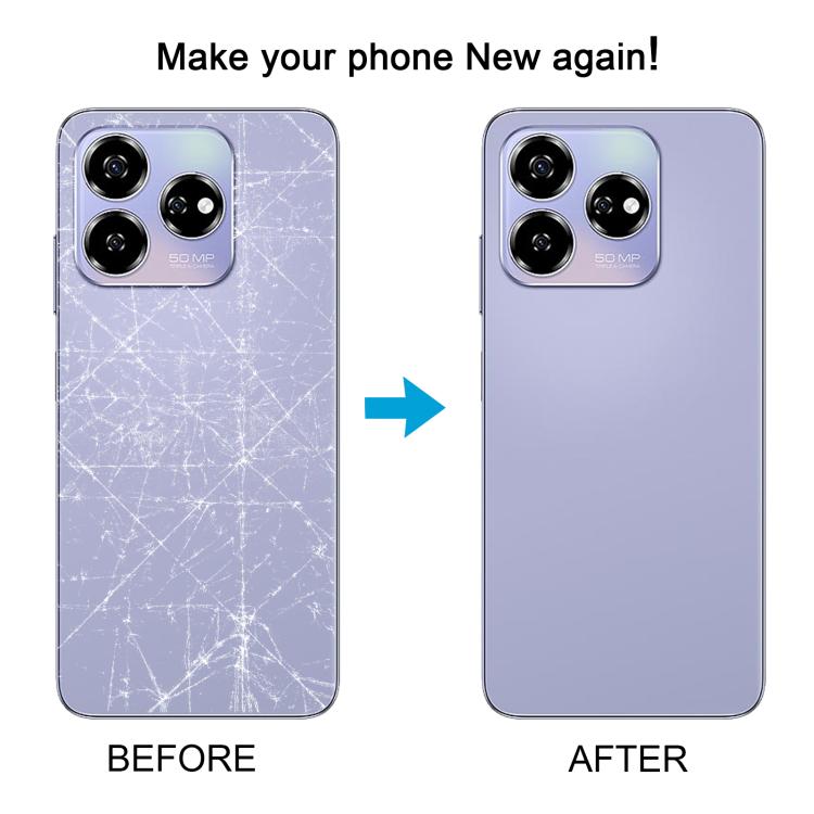 For ZTE Axon 60 / V60 Z2356 Glass Battery Back Cover with Middle Frame / Camera Lens Cover, For ZTE Axon 60 / V60(with Middle Frame)